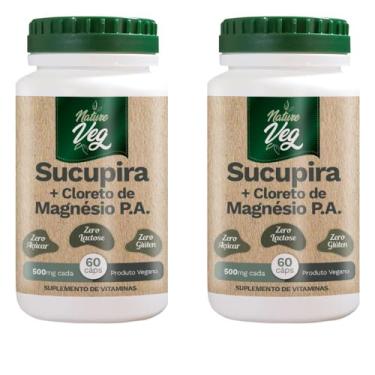 Imagem de Kit 2 Sucupira + Cloreto De Magnésio P.A. (Produto Vegano) 60 Cápsulas