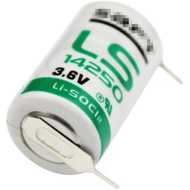 Imagem de LS14250 original para eletricidade/água/gás medidor PLC ER3 ER14250 ER1/2AA 3.6V bateria de lítio SAFT