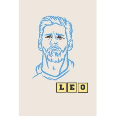 Imagem de Caderno de diário Leo Messi – Caderno forrado em branco para fãs de Leo Messi: minimalista Leo Messi Team Argentina Journal