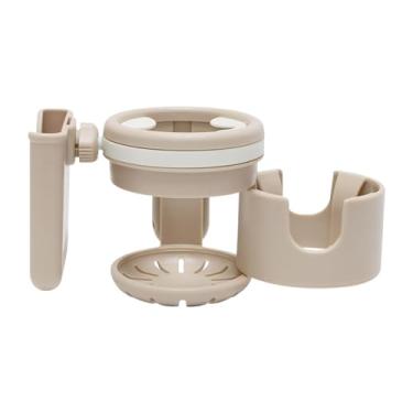 Imagem de Generic Suporte de garrafa de carrinho de bicicleta suporte de copo para tubo de diâmetro 25-40 mm suporte de garrafa de bebidas carrinho de bebê suporte de copo de furo duplo para carrinho de bebê,