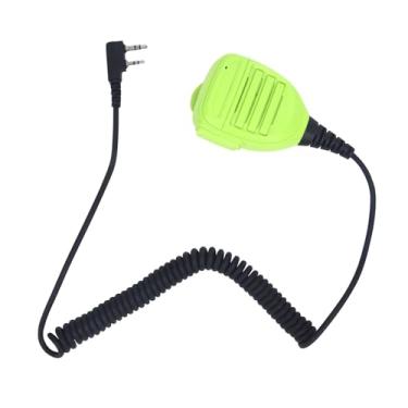 Imagem de WODASEN Alto-falante de rádio à prova d'água, microfone de ombro, rádio amador portátil para Baofeng UV-5R GT-5R UV-82HP BF-888S BF-F8HP AR-152 Archsell AR-5 Retevis RT68 Kenwood plugue de 2 pinos