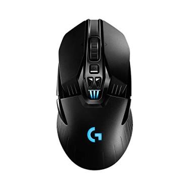Imagem de Logitech G Mouse para jogos sem fio 903 LIGHTSPEED com sensor Hero 25K, compatível com PowerPlay, mais de 140 horas com bateria recarregável e Lightsync RGB, ambidestro, 107G + 10G opcional, 25.600