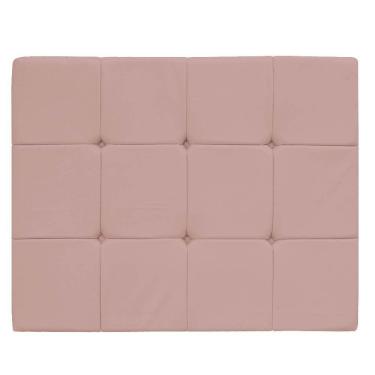 Imagem de Cabeceira Solteiro Suspensa Sleep 100 cm Suede Rosê