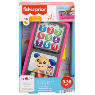 Imagem de Telefone Deluxe de Aprendizagem Rosa Fisher Price Mattel HNM82