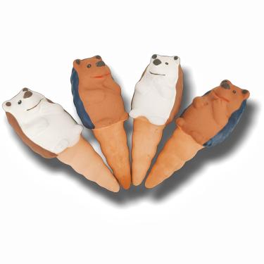 Imagem de Tuzinano Dispositivo de inserção de plantador de terracota autoirrigável estacas dispositivo de irrigação planta gotejador automático irrigador de jardim para plantas internas e externas 4 pacotes