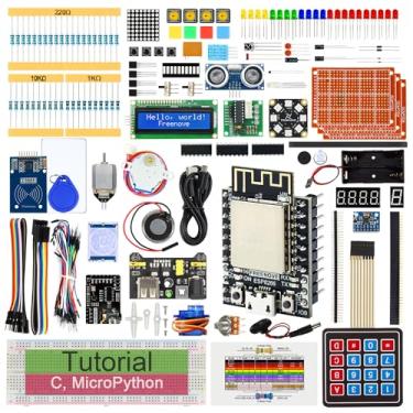 Imagem de Freenove Ultimate Starter Kit para ESP8266 (incluído) (compatível com Arduino IDE), Wi-Fi integrado ESP-12S, código MicroPython C, tutorial detalhado de 714 páginas, 218 itens, 109 projetos