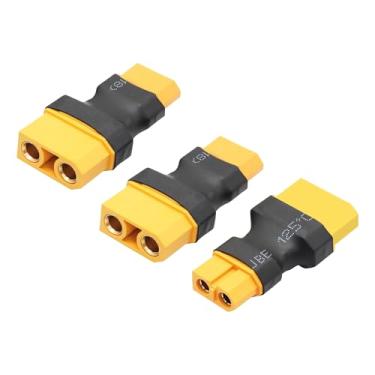 Imagem de Maixbomr Conversor de conector fêmea XT60 e XT90, conector fêmea XT60 para XT90 fêmea sem adaptador de fio, para carregamento de bateria de lítio RC ou plugue conversor XT60 e XT90 (2 peças)