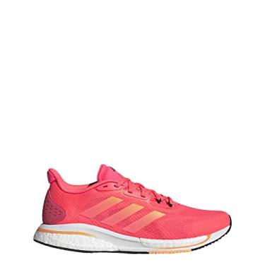 Imagem de adidas Tênis de corrida feminino Supernova +, Turbo/laranja flash/preto, 6