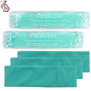 Imagem de Reusable Perineal Cooling Pad for Postpartum,Gel Pregnant Ice Pack for Postpartum Soothing Relief, Hot Cold Packs for Women After Pregnancy(2 Pcs+3 Washable Sleeves/10X2.4in)