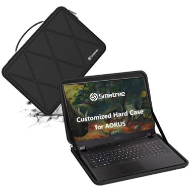 Imagem de Smatree Capa protetora rígida de EVA compatível com laptop GIGABYTE AORUS AERO 17 HDR XD/YD/XC/YC de 17,3 polegadas, bolsa para notebook AORUS AERO 17 KC (X8324)
