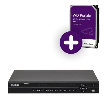 Imagem de Dvr Intelbras 32 Canais 2mp Full Hd 1080p Com Hd 4tb Gravador De Vídeo Mhdx 1232