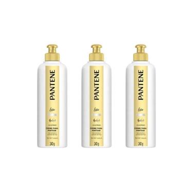 Imagem de Creme Para Pentear Pantene 240G Liso Extremo - Kit Com 3Un