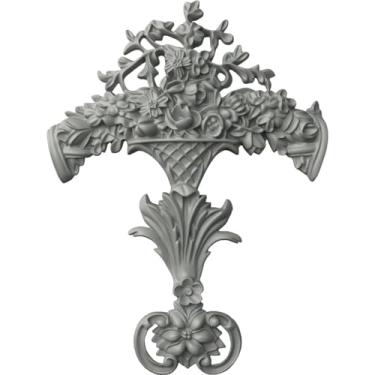 Imagem de Ekena Millwork ONL09X12X01LU 22 polegadas L X 30,9 cm A X 3,1 cm P Lunel Center Onlay