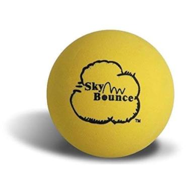 Imagem de Sky Bounce Bolas de borracha coloridas para handebol recreativo, Stickball, Raquete, Catch, Fetch e muitos outros jogos, 6 cm, amarelo, 12 unidades