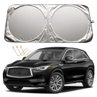 Imagem de XHRING Para-brisa para Infiniti QX50 QX56 Q50 QX80 QX70 QX30 QX4 Q90L Q Series Accessories, para-sol da janela dianteira do carro, viseira solar para proteção solar EX FX G M Series