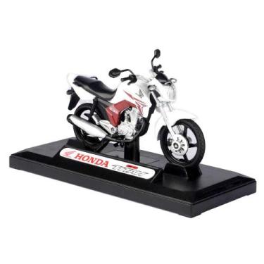 Imagem de Miniatura Moto CG Titan 150 2014 California toys, branca