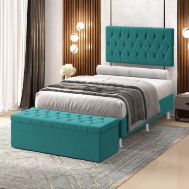 Imagem de Kit Painel Centaurus 140 e Calçadeira Sagitarius Sued  Aradecor, Azul 