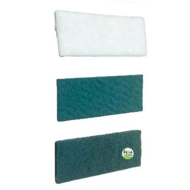 Imagem de Kit Fibra Macia + Verde Multiuso Geral + Verde Pesada British 10 cm x 