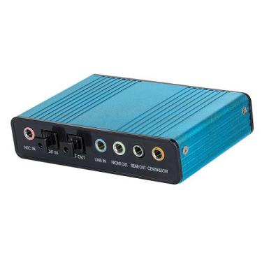 Imagem de Placa de Som Externa USB - 5.1 - 6CH - Óptico - CIRILO CABOS