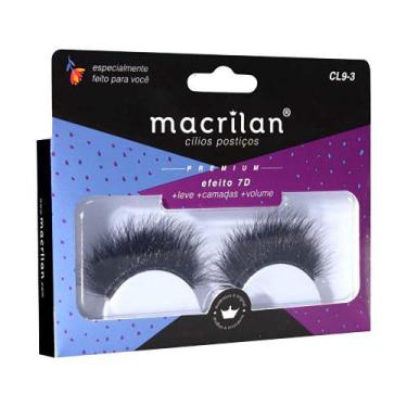 Imagem de Cílios Postiços Macrilan - Efeito 7D Super Volume, CL9-3