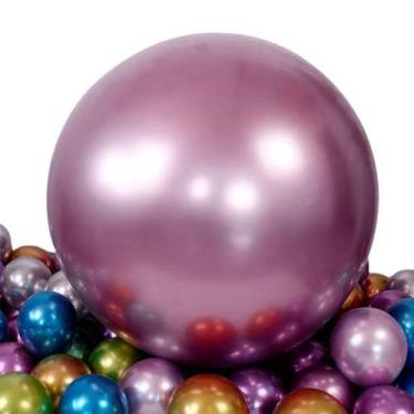 Imagem de Big balao marsala cromado -  BalõesJOY