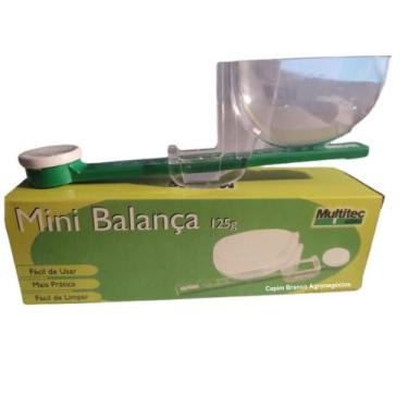 Imagem de Mini Balança Multi Uso 125g Fertilizantes E Adubos Multitec