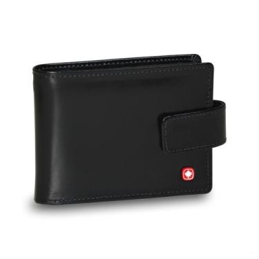 Imagem de Carteira Masculina Porta Cartão Com Zíper em Couro Premium - Volk, Pre