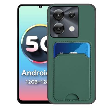 Imagem de Covthch Capa compatível com UMIDIGI G9 5G UMIDIGI G9 Capa de telefone UMIDIGI G9T G9C G9A 2024 17.1 cm [capa carteira 2 em 1 com suporte para cartão de crédito proteção borracha de silicone fina] -