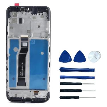 Imagem de Ygpmoiki Para Nokia G100 TA-1430 N150DL Tela LCD Touch Panel Digitalizador Assembléia com Substituição de Moldura 6,5 polegadas