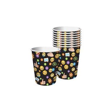 Imagem de Pacote com 8 Emojis LOL 265 ml Copos de Papel Suprimentos para Festa de Aniversário