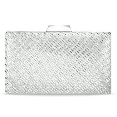 Imagem de Aheli Bolsas de mão de mão de presente para mulheres, casamento, feitas à mão, à noite, festas, noivas, Prata 4, Style