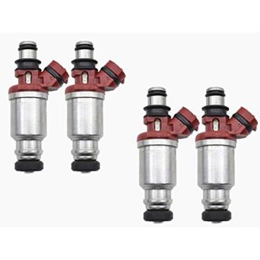 Imagem de IXGKHC 1993-1997 Conjunto de 4 injetores de combustível para Toyota Celica Corolla GEO Prizm 1.8L