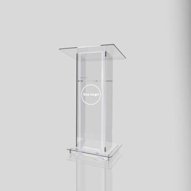 Imagem de Púlpito de Acrílico para Igrejas e Empresas com ou sem Gravação - Acri