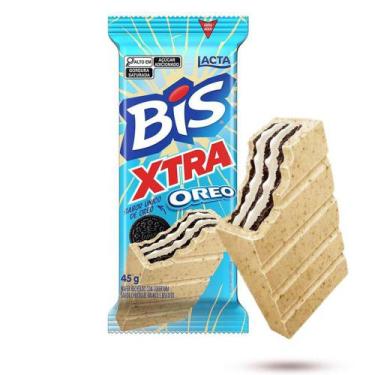 Imagem de Chocolate Bis Lacta Xtra Oreo com 45g, 1, Oreo