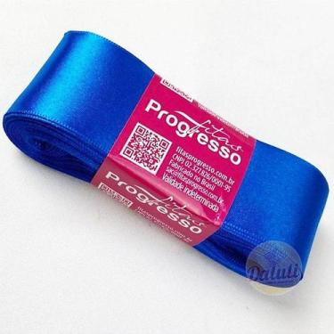 Imagem de Fita de Cetim Progresso 50mm nº12 - 10m Cor 214 Azul Royal - 01 unidad