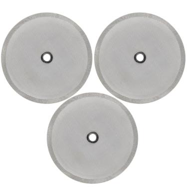 Imagem de Pacote com 3 filtros de prensa francesa, filtro de malha, tela de substituição de prensa francesa de aço inoxidável de 10 cm para cafeteiras, máquina de chá (3)
