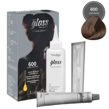 Imagem de Tonalizante Acquaflora Hidra Gloss 600 Louro Escuro