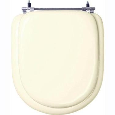 Imagem de Assento Sanitário Almofadado Calypso Bege Claro (Biscuit) para vaso In