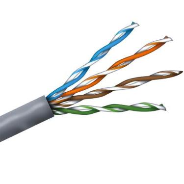 Imagem de Metro Cabo de Rede Sohoplus Furukawa U/UTP CAT.5e 24AWGX4P ROHS - Cinz