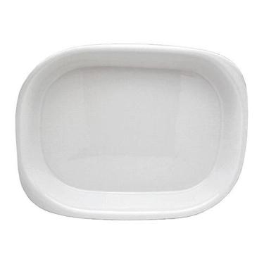 Imagem de Forma 42,5cm Comprimento Por 33cm 5 Litros Refratário Funda Porcelana 