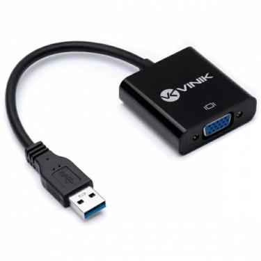 Imagem de Adaptador Conversor VGA para USB - Vinik 35701