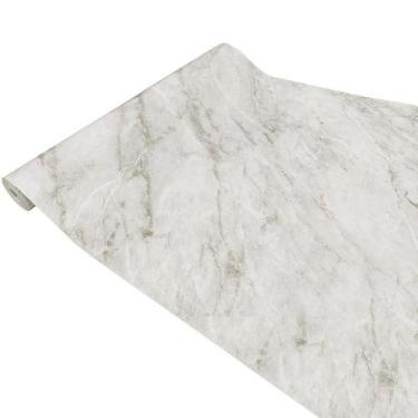 Imagem de Papel de Parede Mármore Travertino Carrara Contact 10 Metros - Carrara