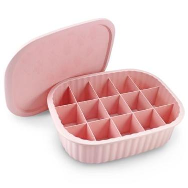 Imagem de Organizador de Gavetas Objetos Diversos 15 Divisórias Rosa - Jacki Des