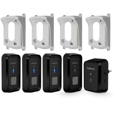 Imagem de Campainha sem fio Intelbras CIB 101 Com Protetor 4 entradas