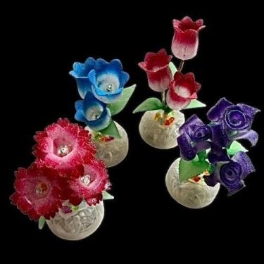 Imagem de Luminária Flor De Led Decoração De Mesa Dias Das Mães Namorados Festa 