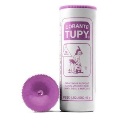 Imagem de 02 Corante Para Tingir Tecidos Roupa Artesanato 45g Tupy, Lilas