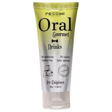 Imagem de Oral Gourmet Gel Beijável Térmico 35ml/45g Pessini, Ice Caipisex