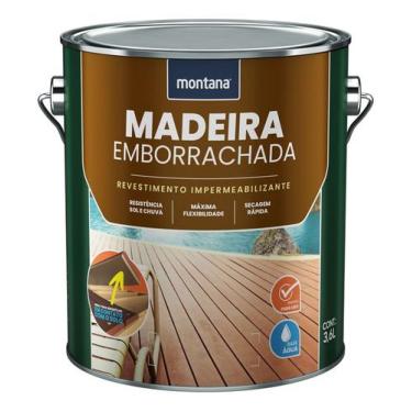 Imagem de Madeira Emborrachada Impermeabilizante Cumaru Fosco 3,6l Montana