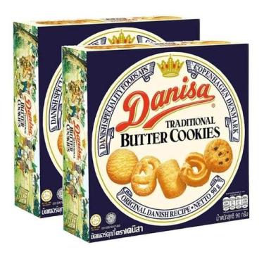 Imagem de Kit 2 Biscoito Amanteigado Tradicional DANISA 90g