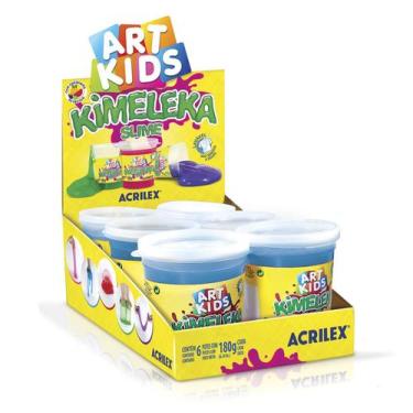 Imagem de Slime Azul Colors 180g Kimeleka Acrilex